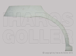 Iharos és Goller - KiaKia Cerato 2004-2009 (KIACer 1) - P41138415 - Hátsó sárvédő javítóív jobb